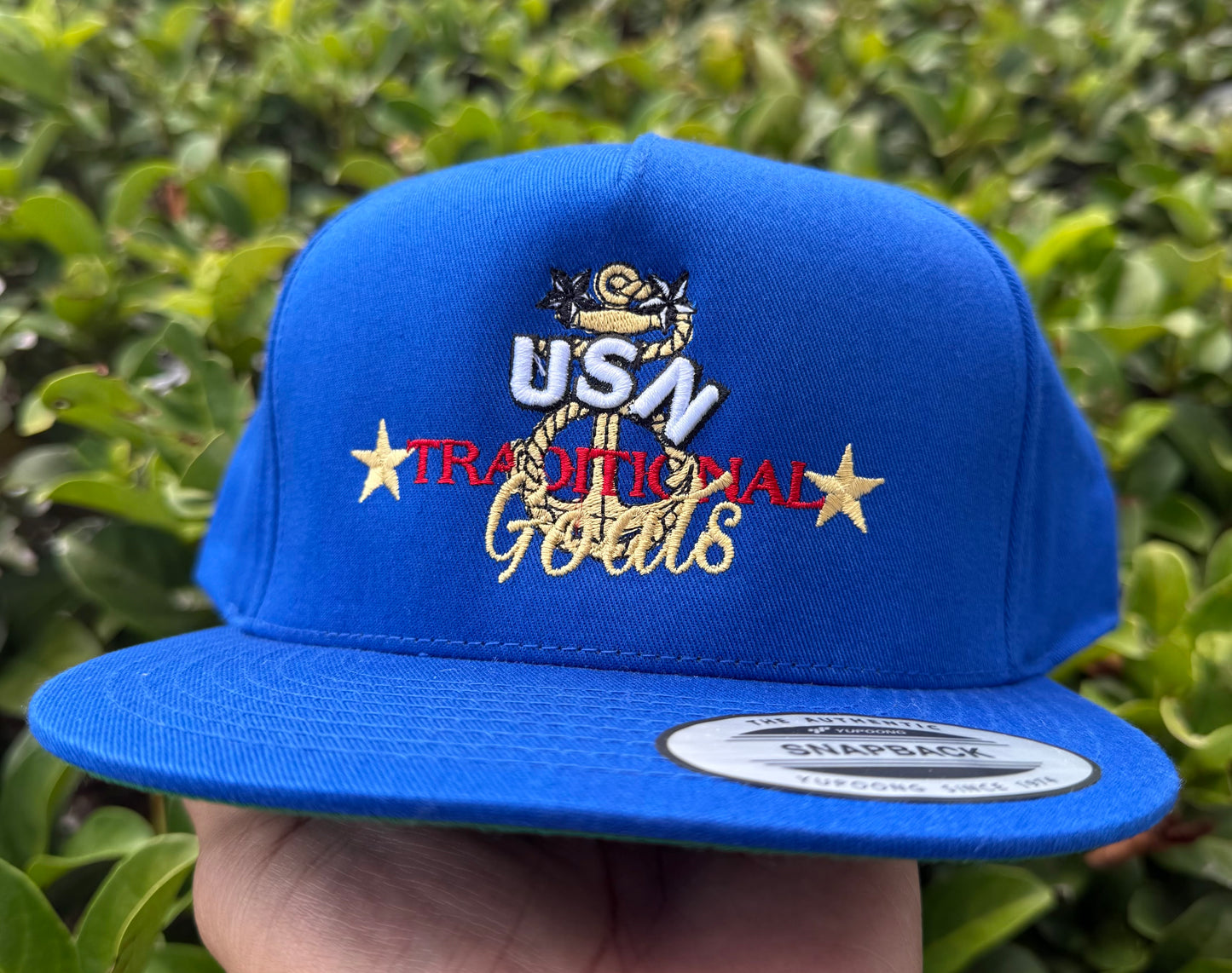 MCPO Royal Blue Traditional Snapback - Flatbill