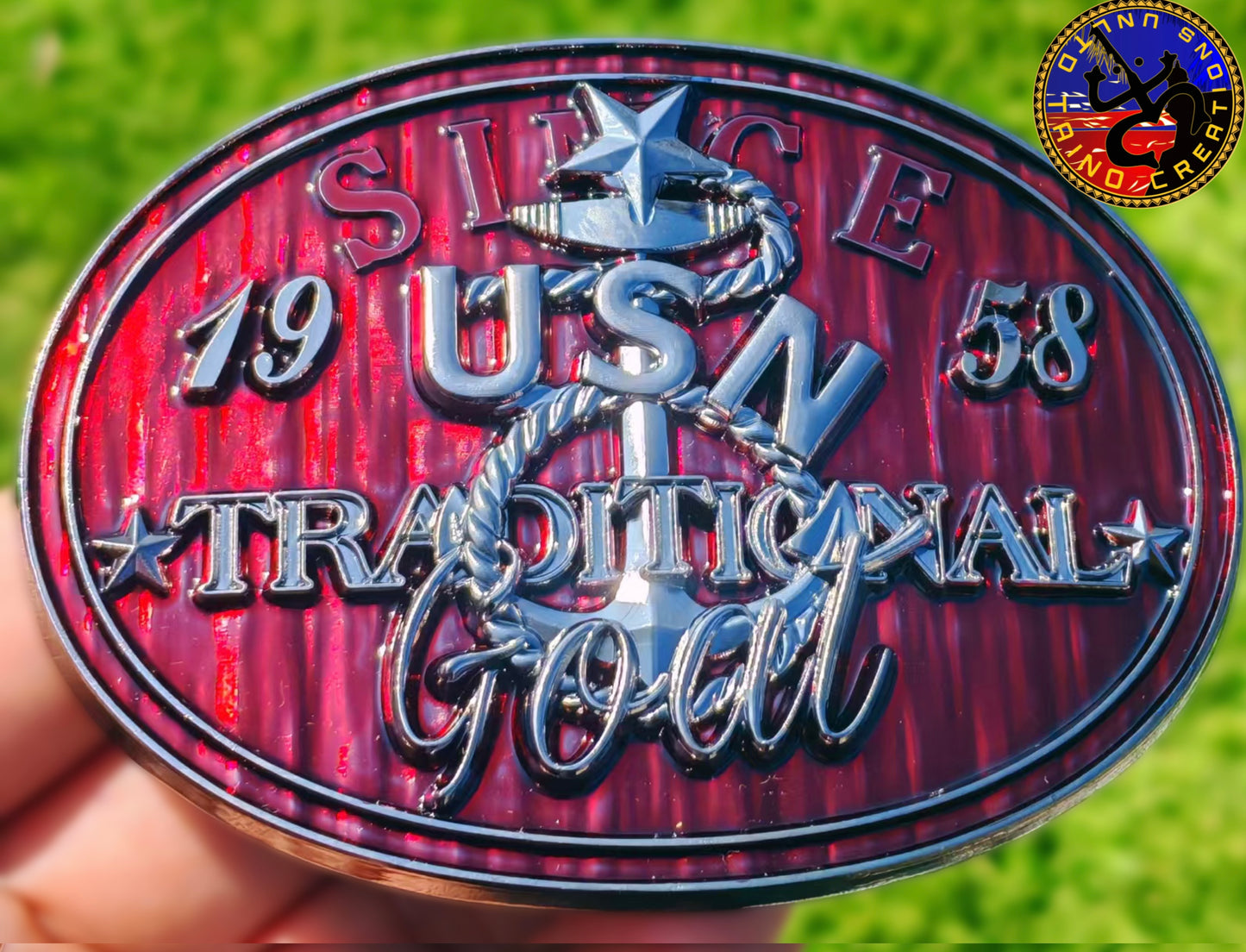 RED SCPO Traditional Buckle