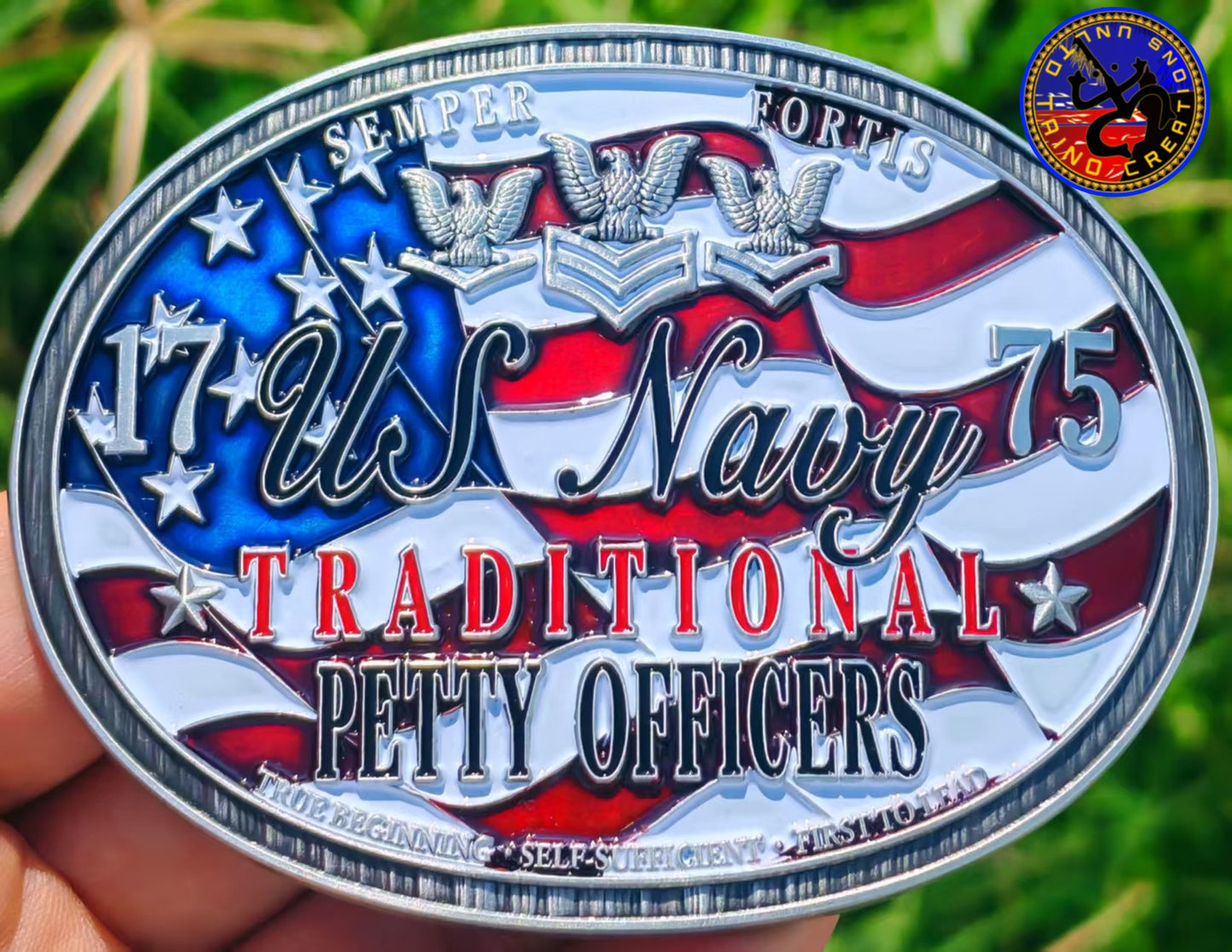 USA Petty Officer Buckle