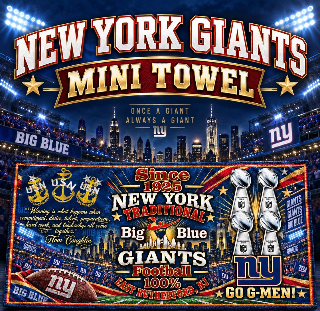 Big Blue Goats - Mini Towel