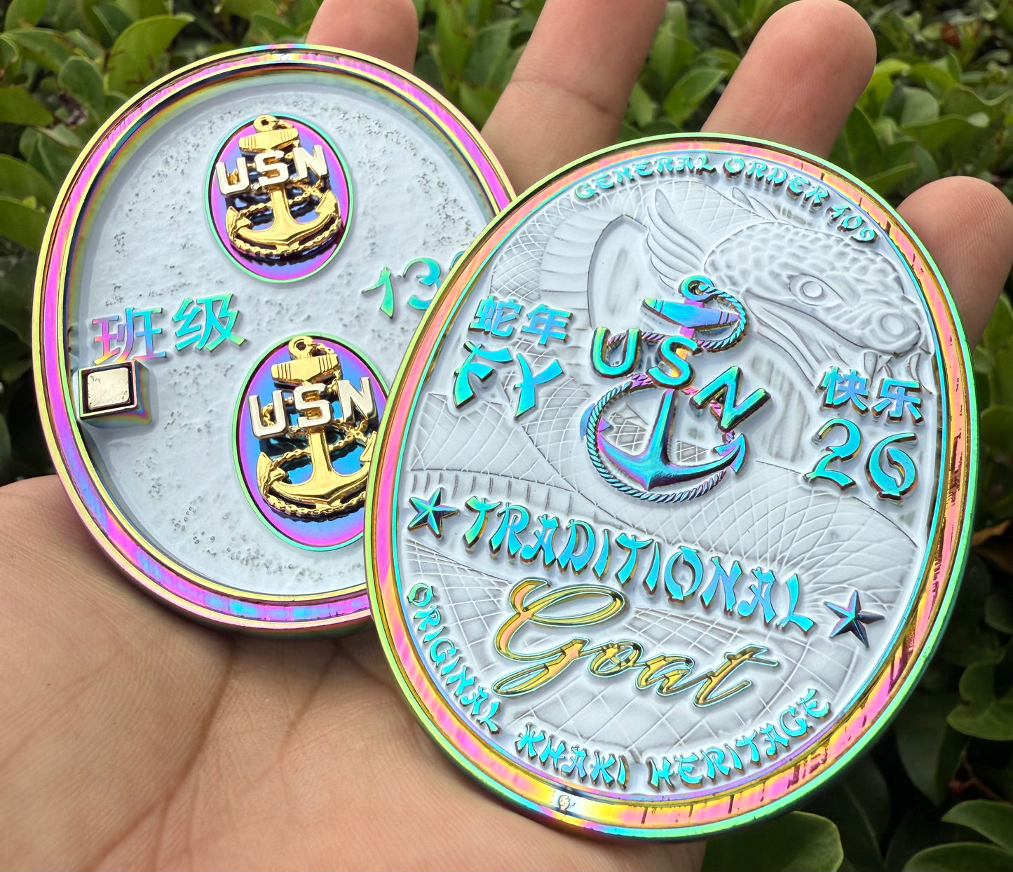 YOTS OD & White Coin & Holders - On Hand. Ships by Thursday!