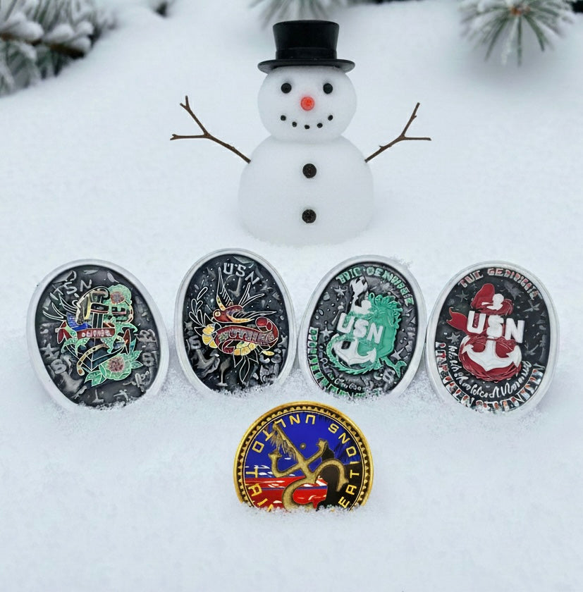 Mermaid & Neptune V2 Frosty Set (2 Coins)