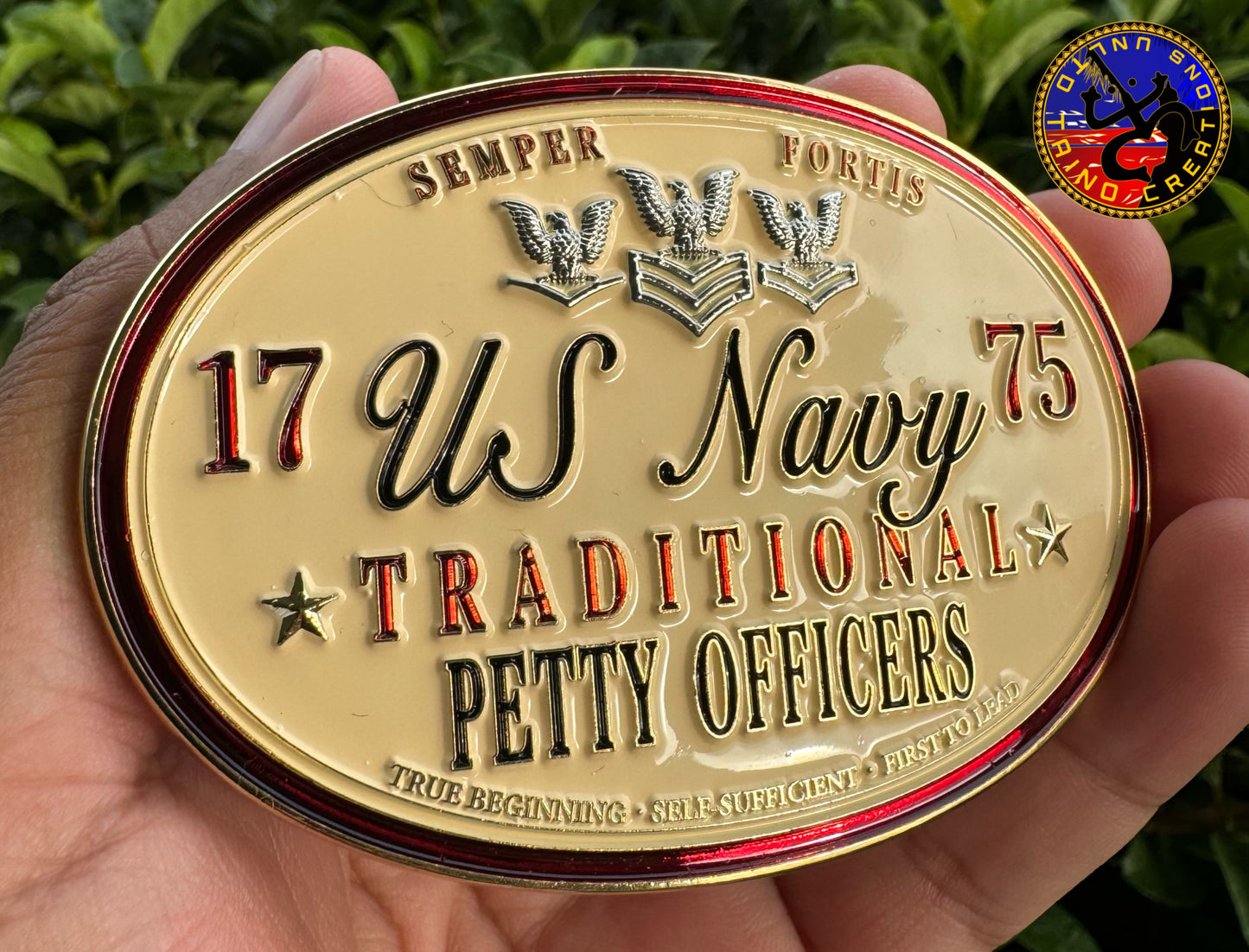 Traditional Petty Officer Buckle