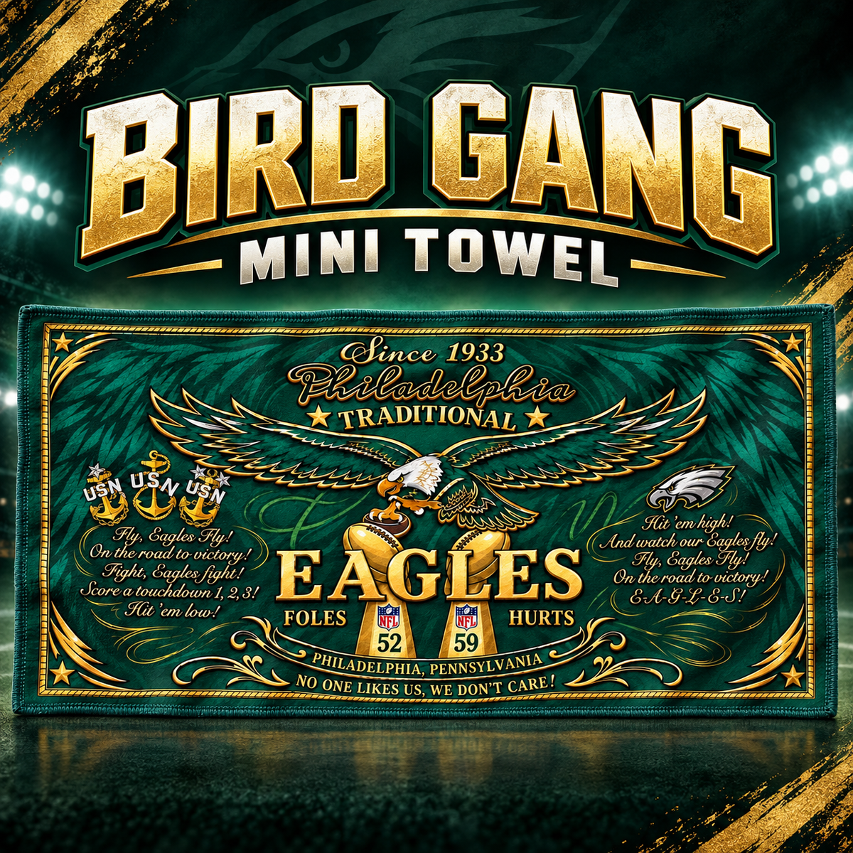 Bird Gang Goats - Mini Towel