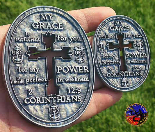 Faith - Antique Silver Set, 3 Options: Mini, Regular, or Both