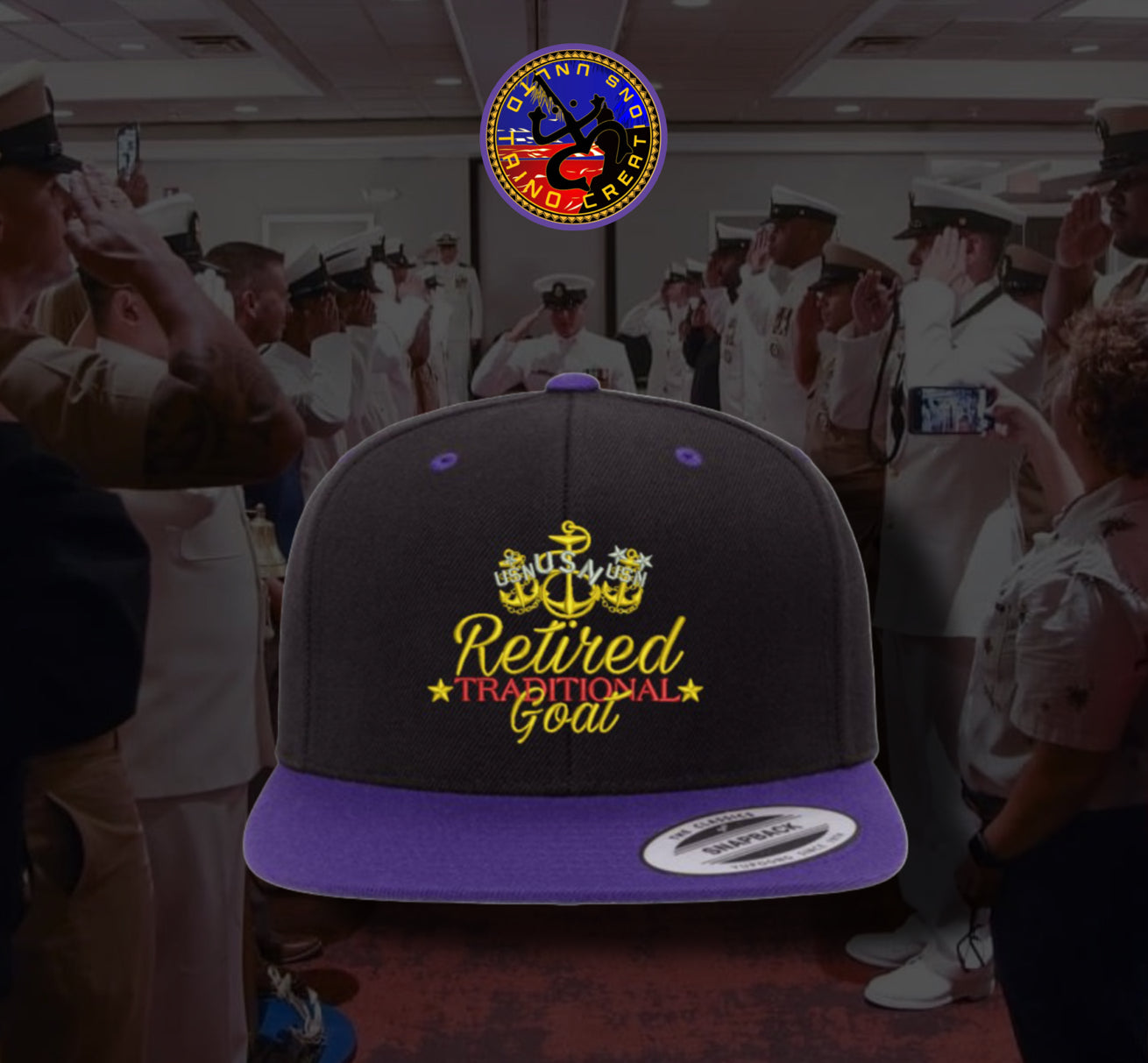 Retired Purple Phase - Flat Bill Snapback