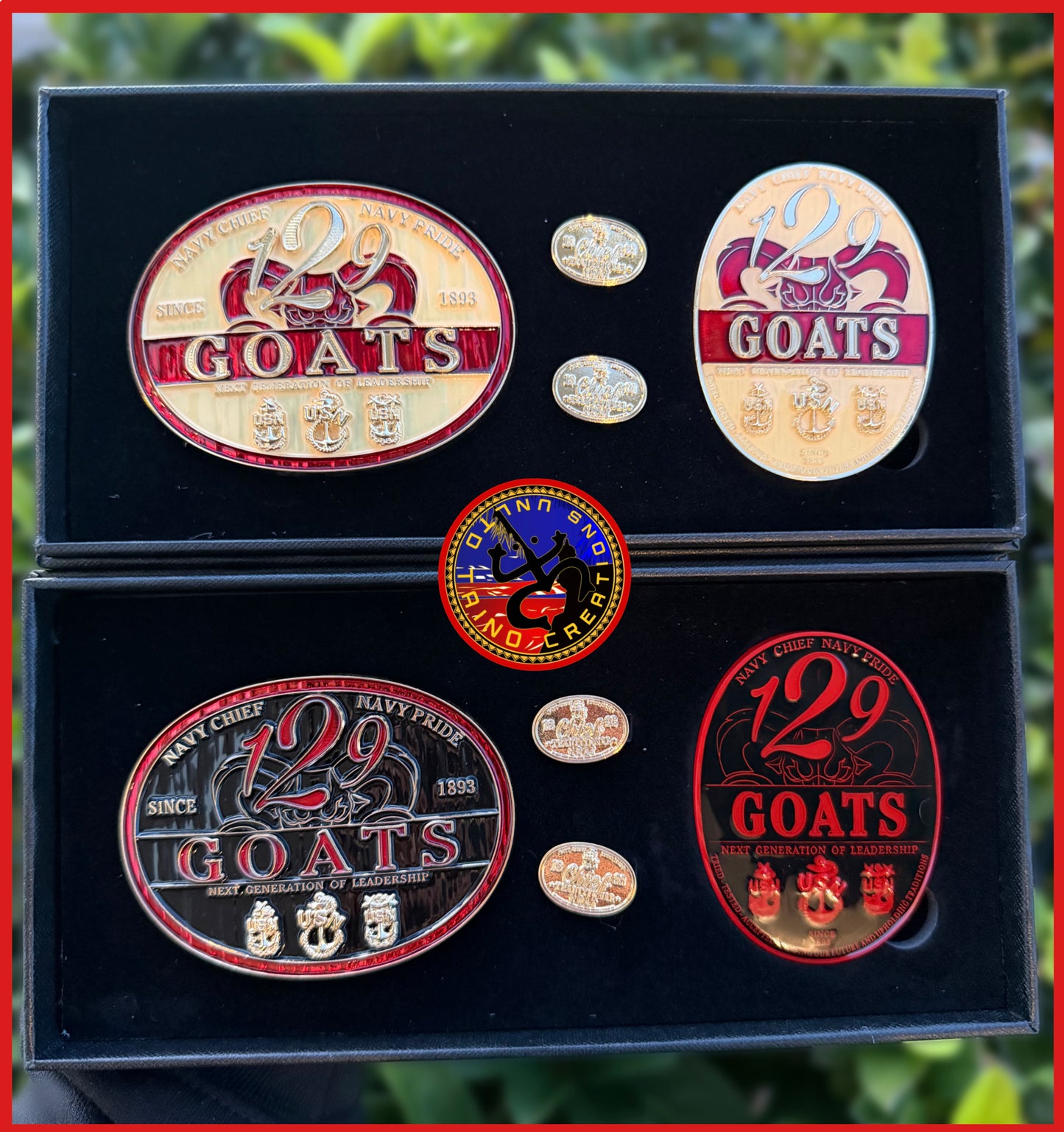 129 Black & Red Gift set (Bottom Option on Photo)
