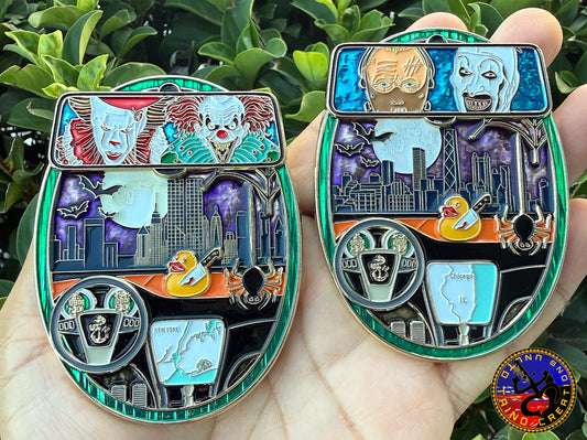 Chicago & New York. Genuine-Uber, 3rd and last 2 Coin Set, Spooky Series 2025