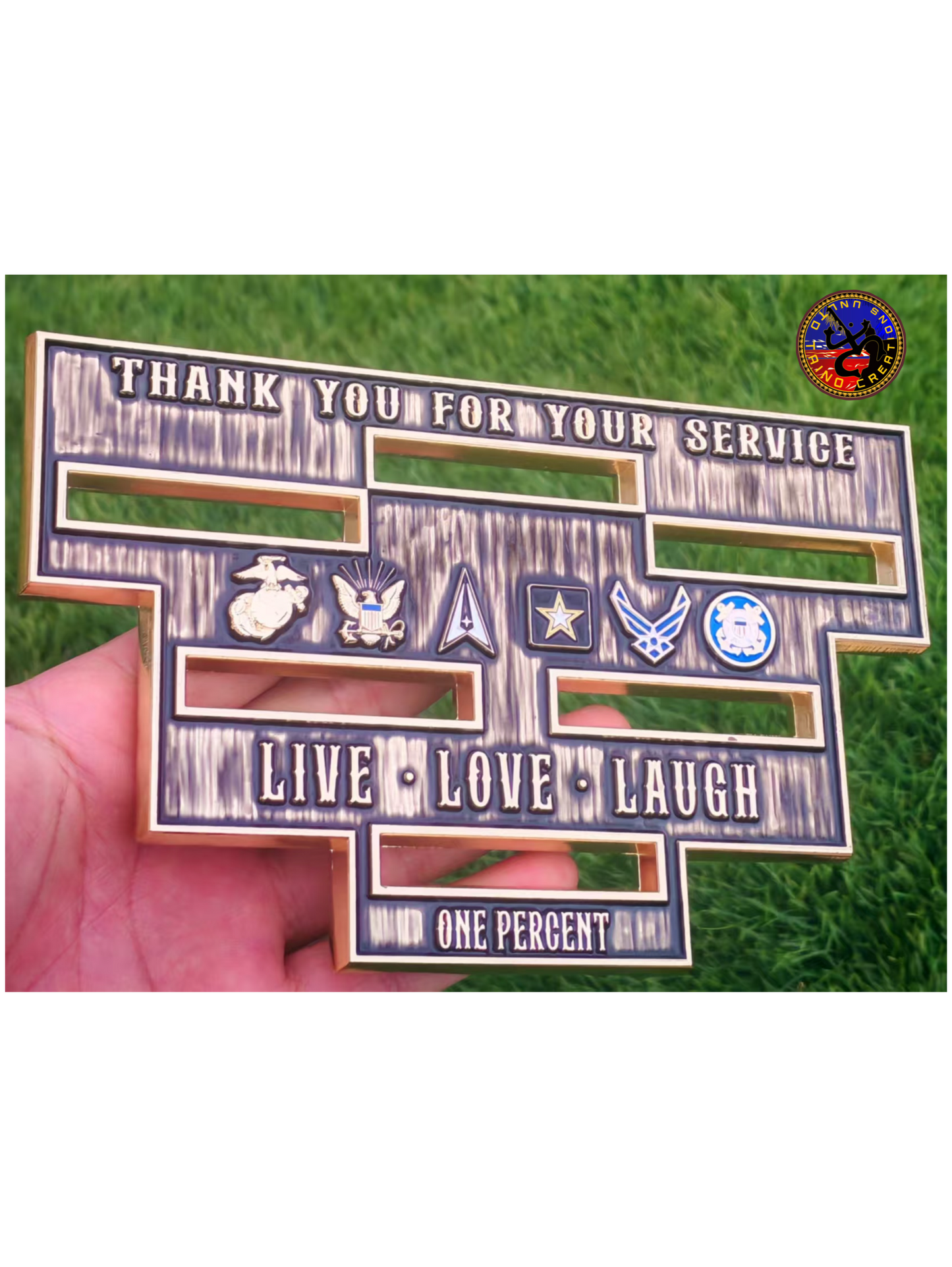 Salute to Service 6 Coin Holder (1 Holder)