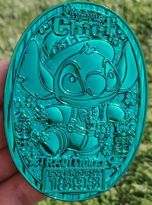Stitch Emerald - Limited 1 Hour Release (Coin or with Stand Options)