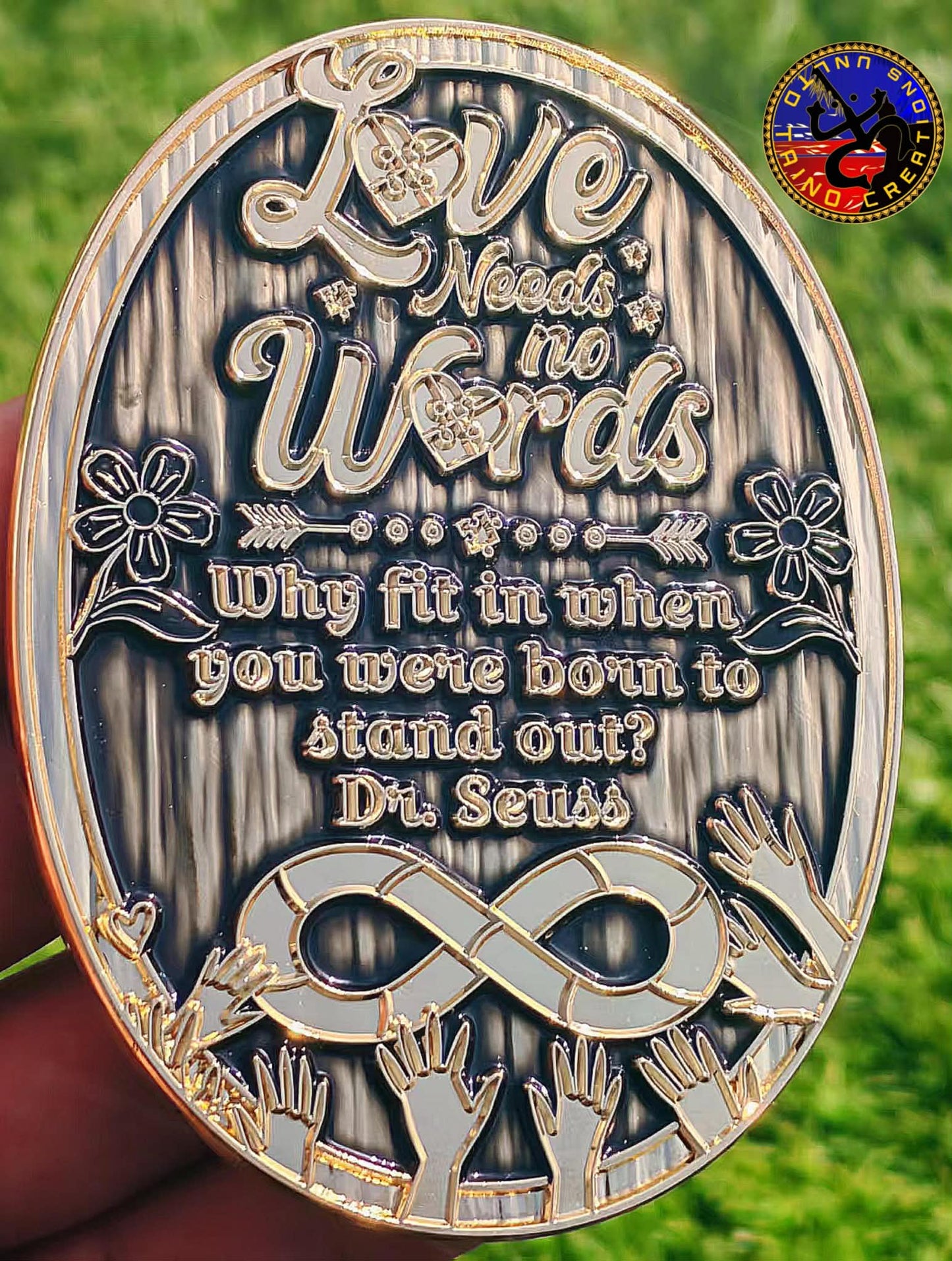 Black & Gold Autism is Beautiful