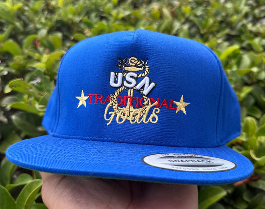 MCPO Royal Blue Traditional Snapback - Flatbill