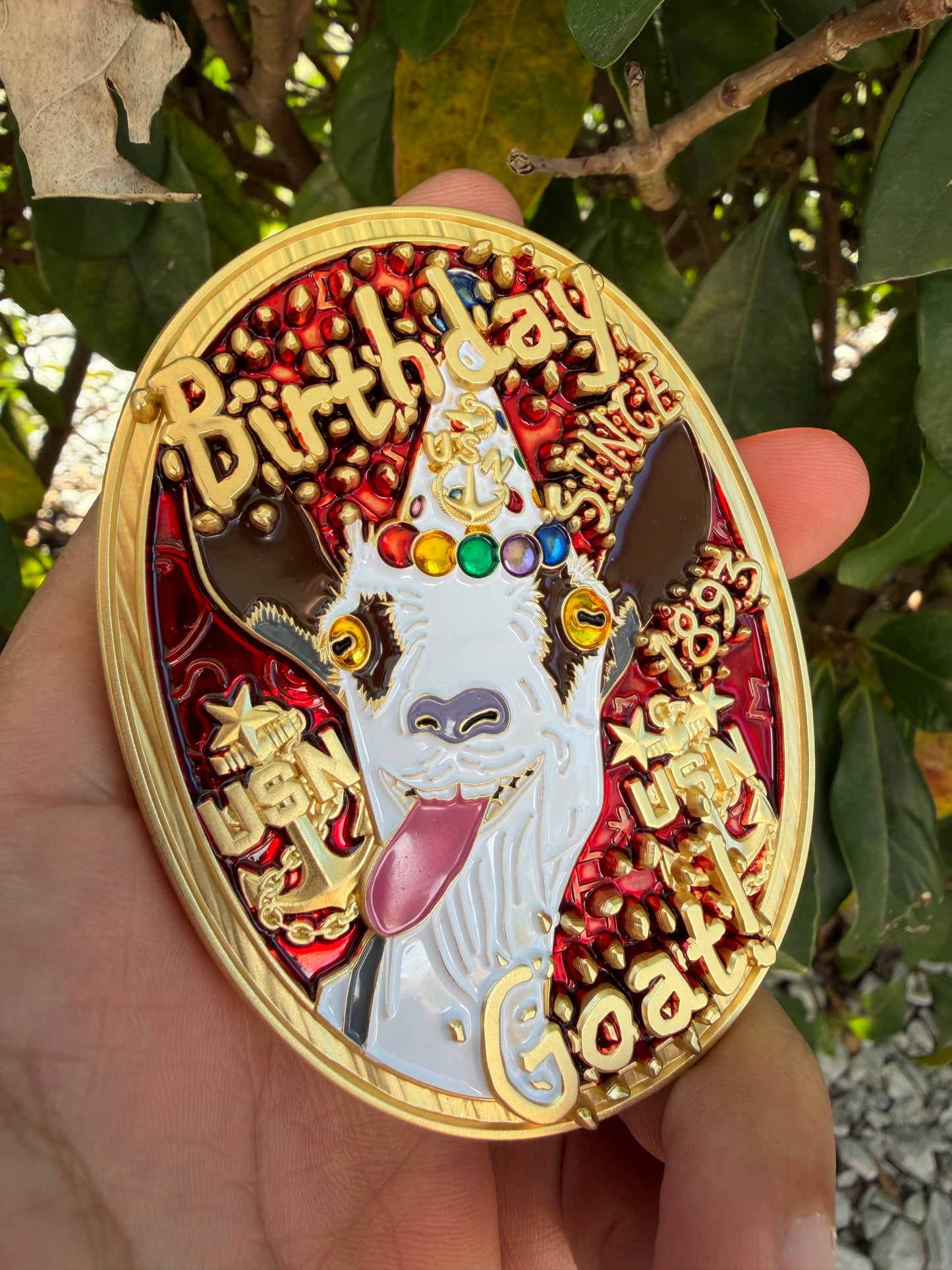 Birthday Goat - Red