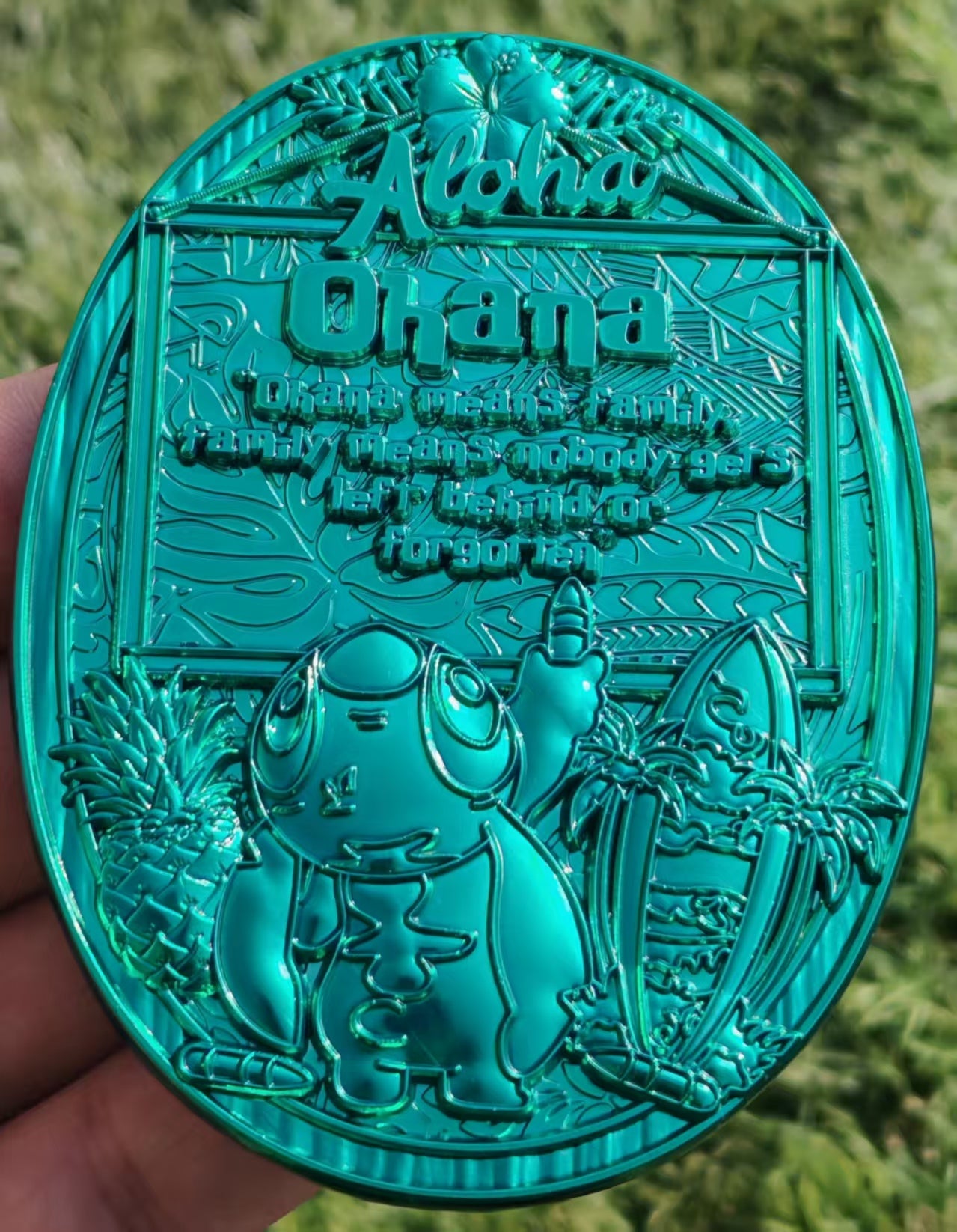 Stitch Emerald - Limited 1 Hour Release (Coin or with Stand Options)