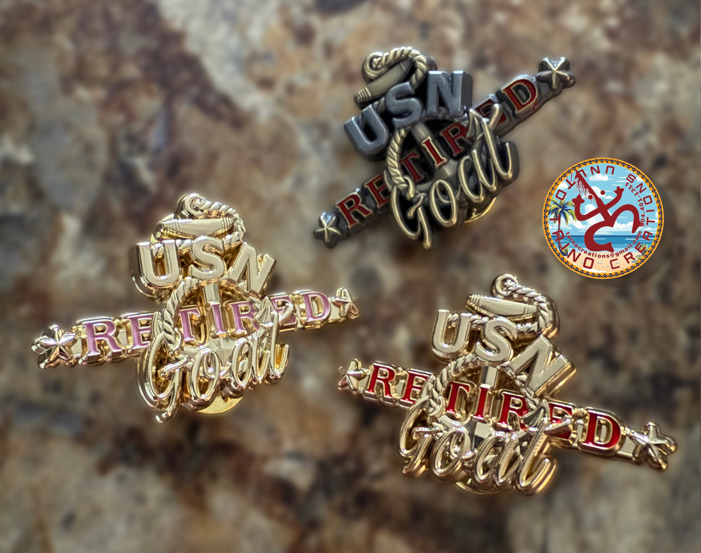  Retired Chief Traditional Pins