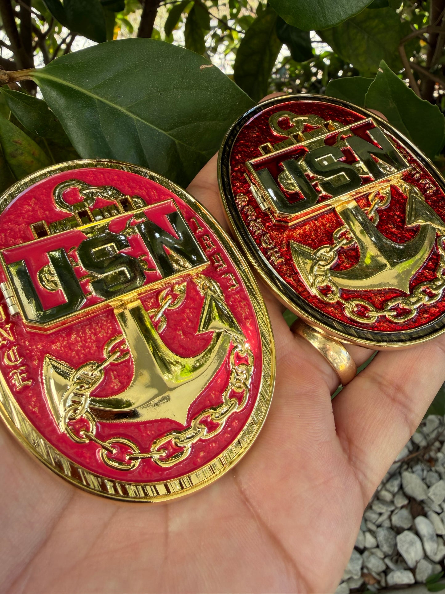 Unity Coin - Random. Pink or Red.