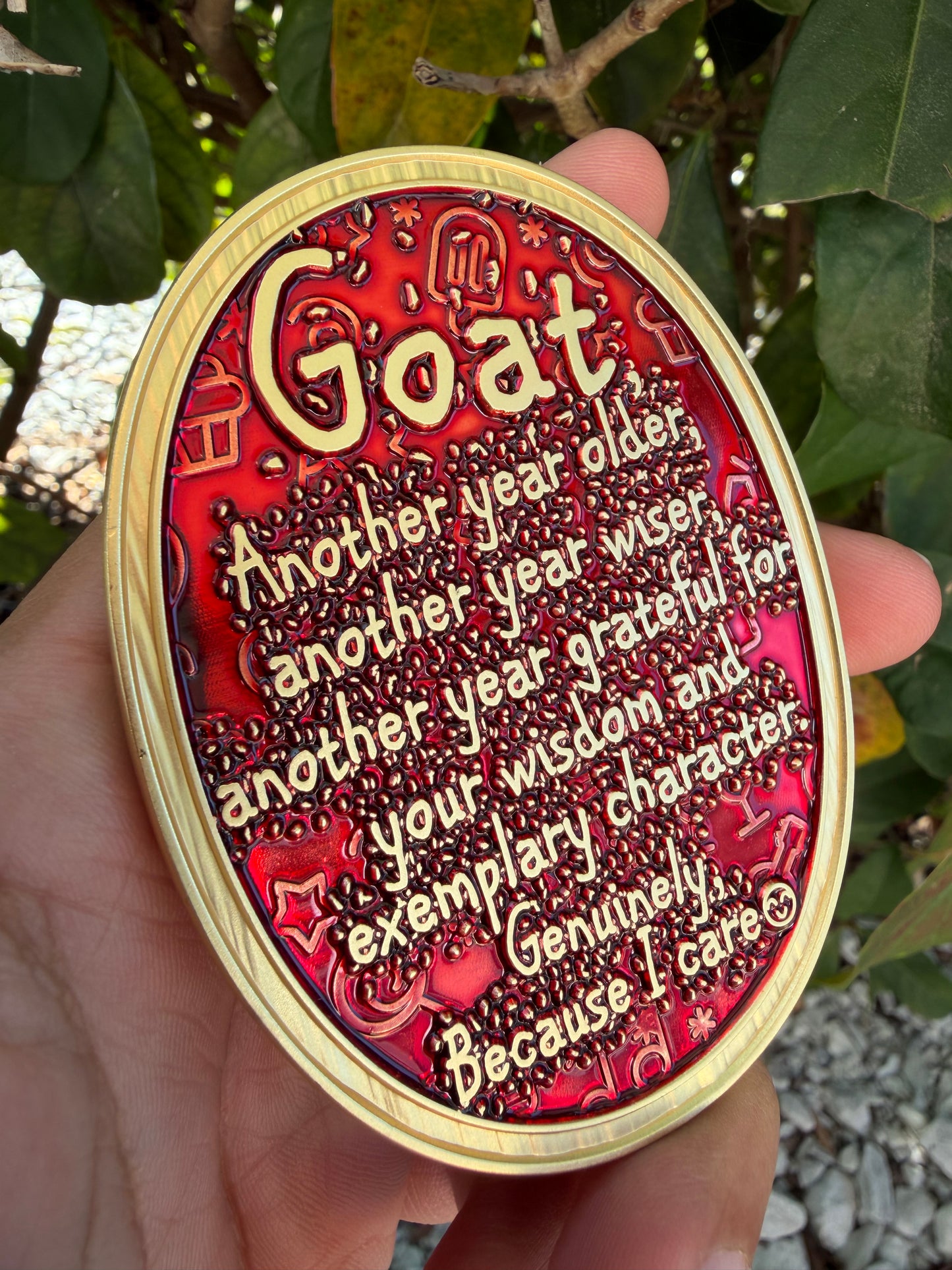 Birthday Goat - Red