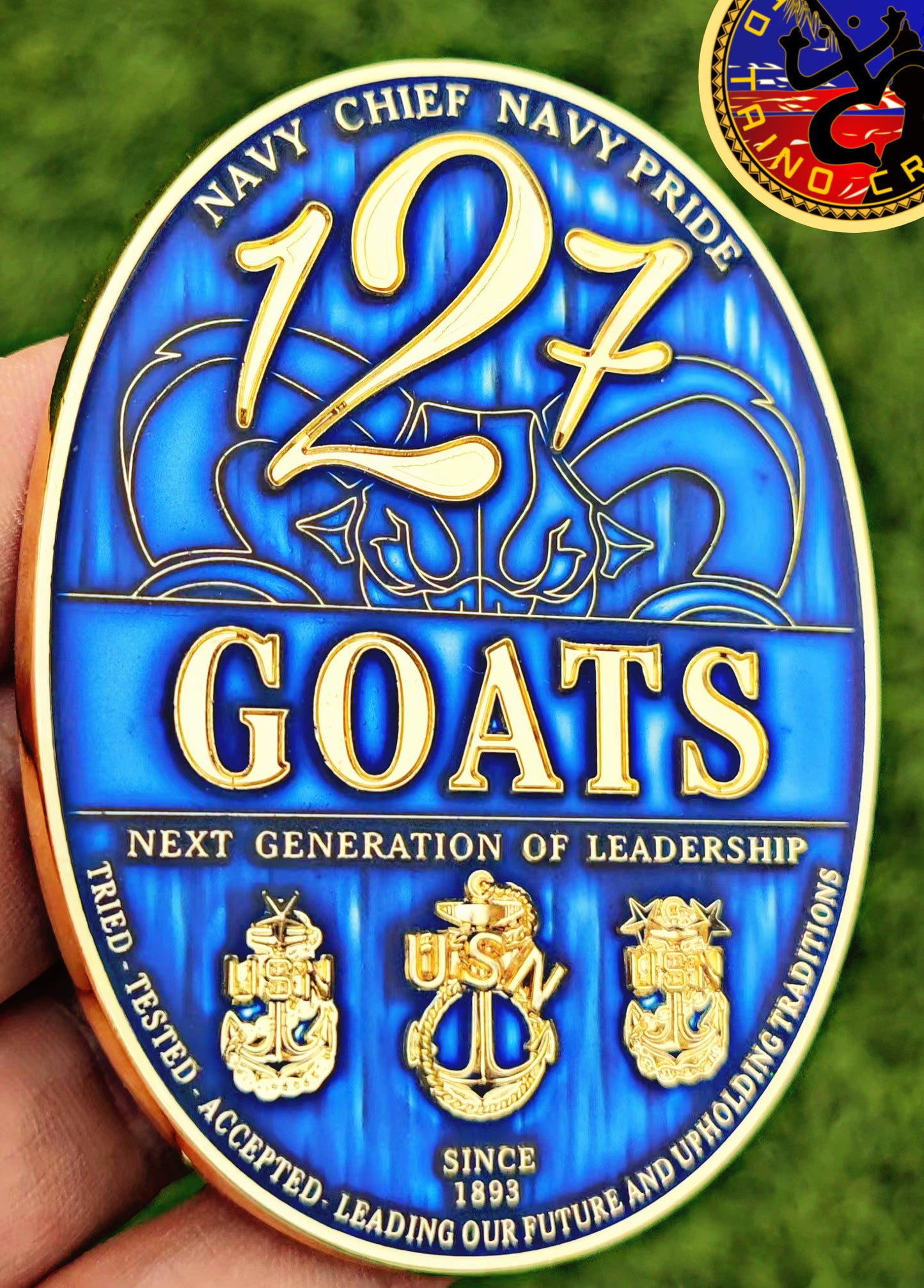 127 Goats Ice Blue