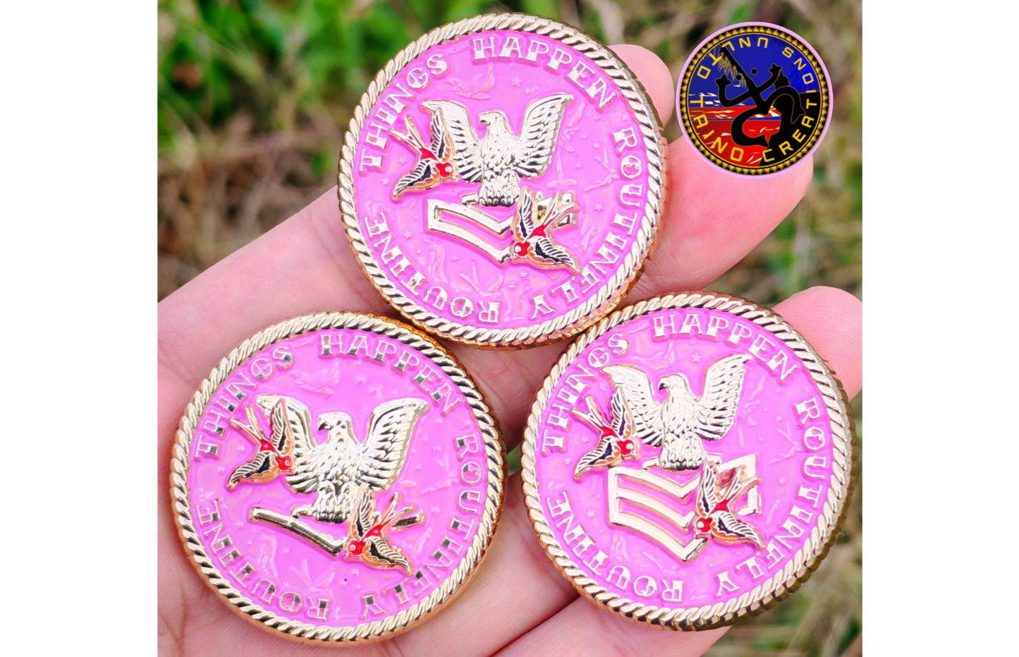Pink Petty Officer Set (3) - Routine Things Happen Routinely
