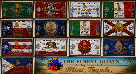 Finest Goats Mini-Towels (Multiple Locations Listed).