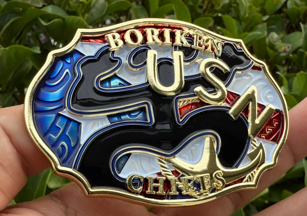 Boriken Chiefs Buckle - Shiny/Color