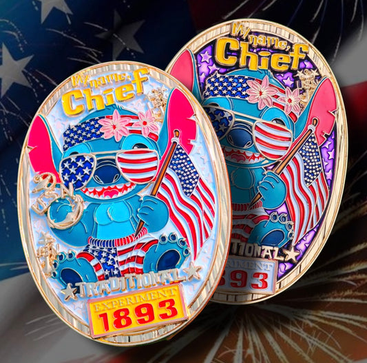 Experiment 1893 - USA. 2 options. Fireworks White and Purple Vibes.