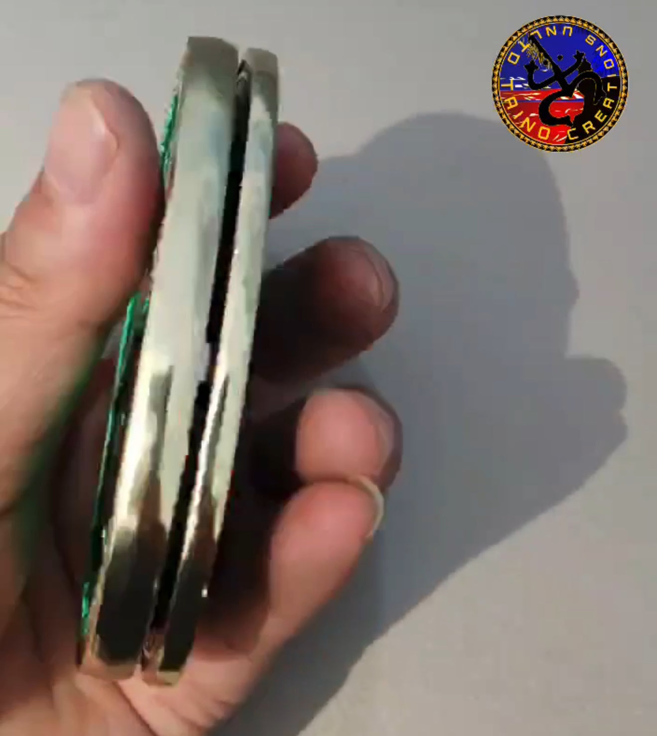 Green YOTS FY 26. Double Coin Anchor Holder.
