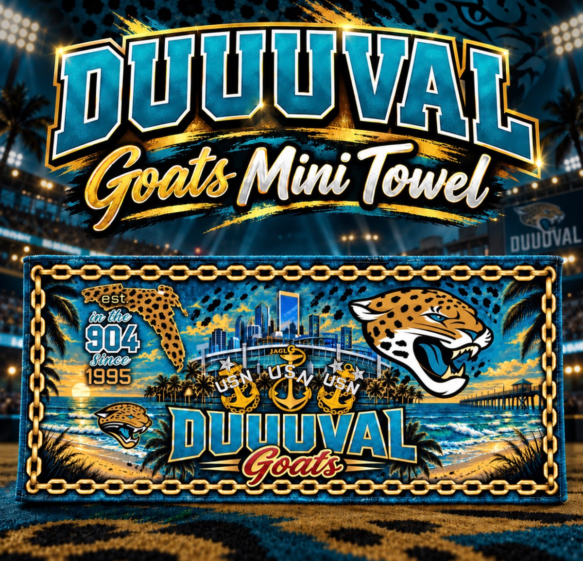 Duuuval Goats - Mini Towel