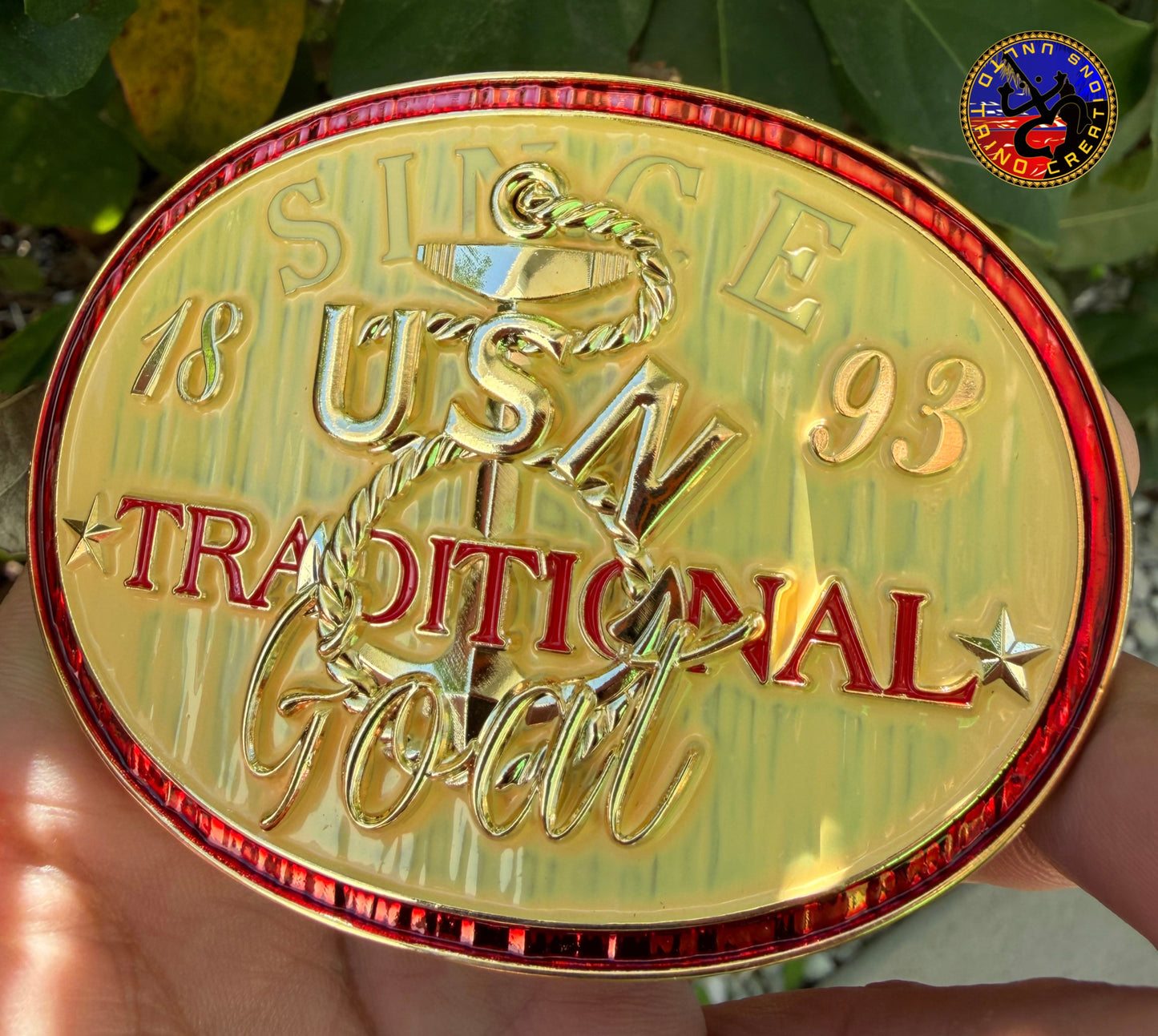 Traditional CPO Khaki Buckle - Shiny