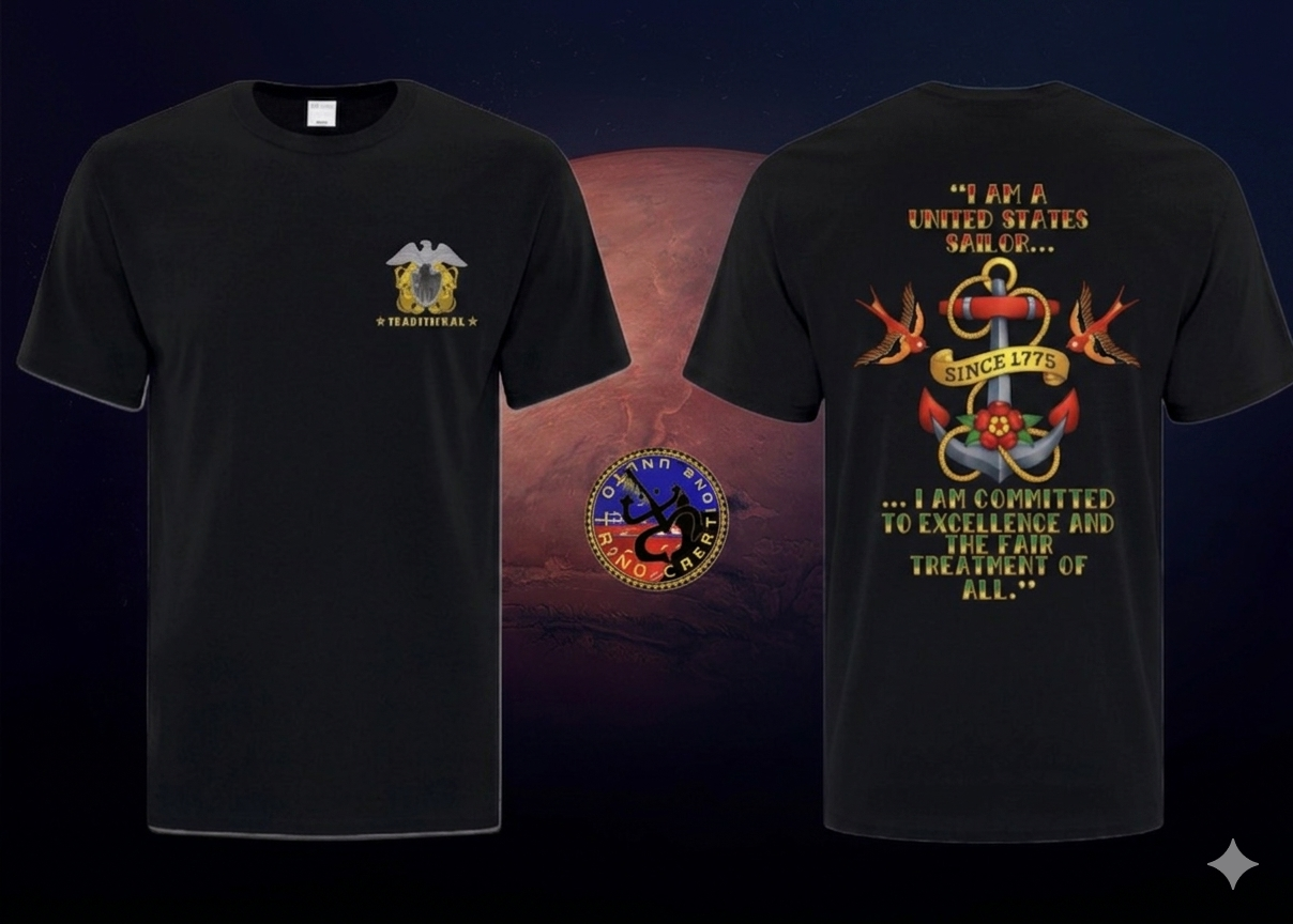 Black Mustang - Traditional Sailor’s Creed T-Shirt