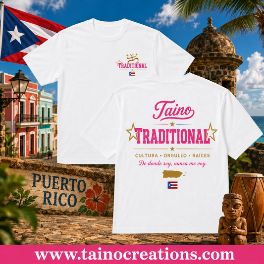 Traditional Pink Puerto Rico T-Shirt