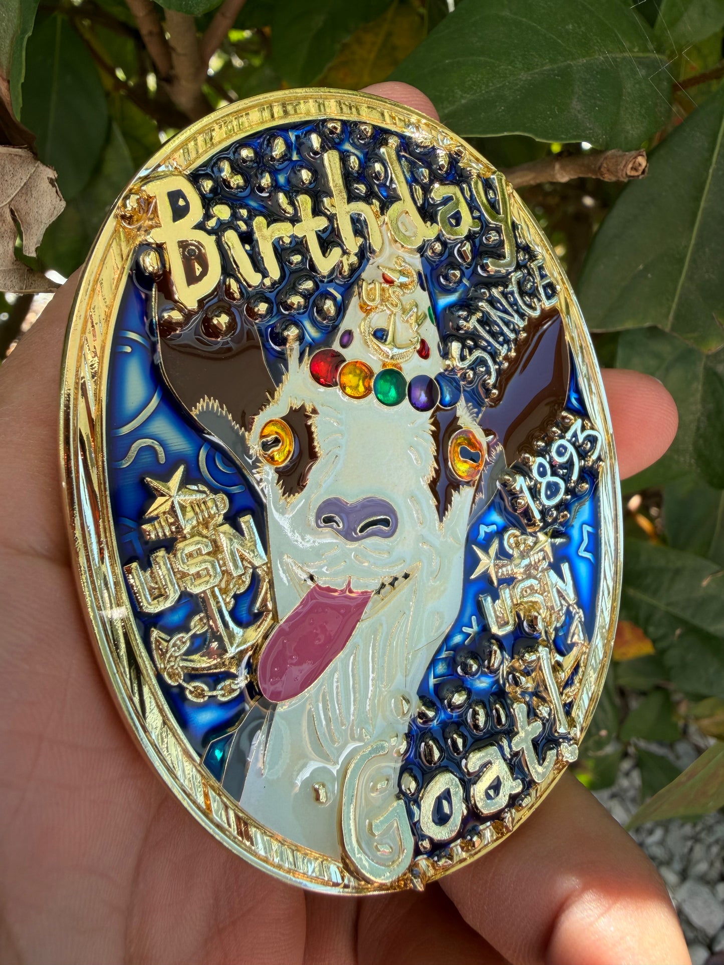 Birthday Goat - Blue