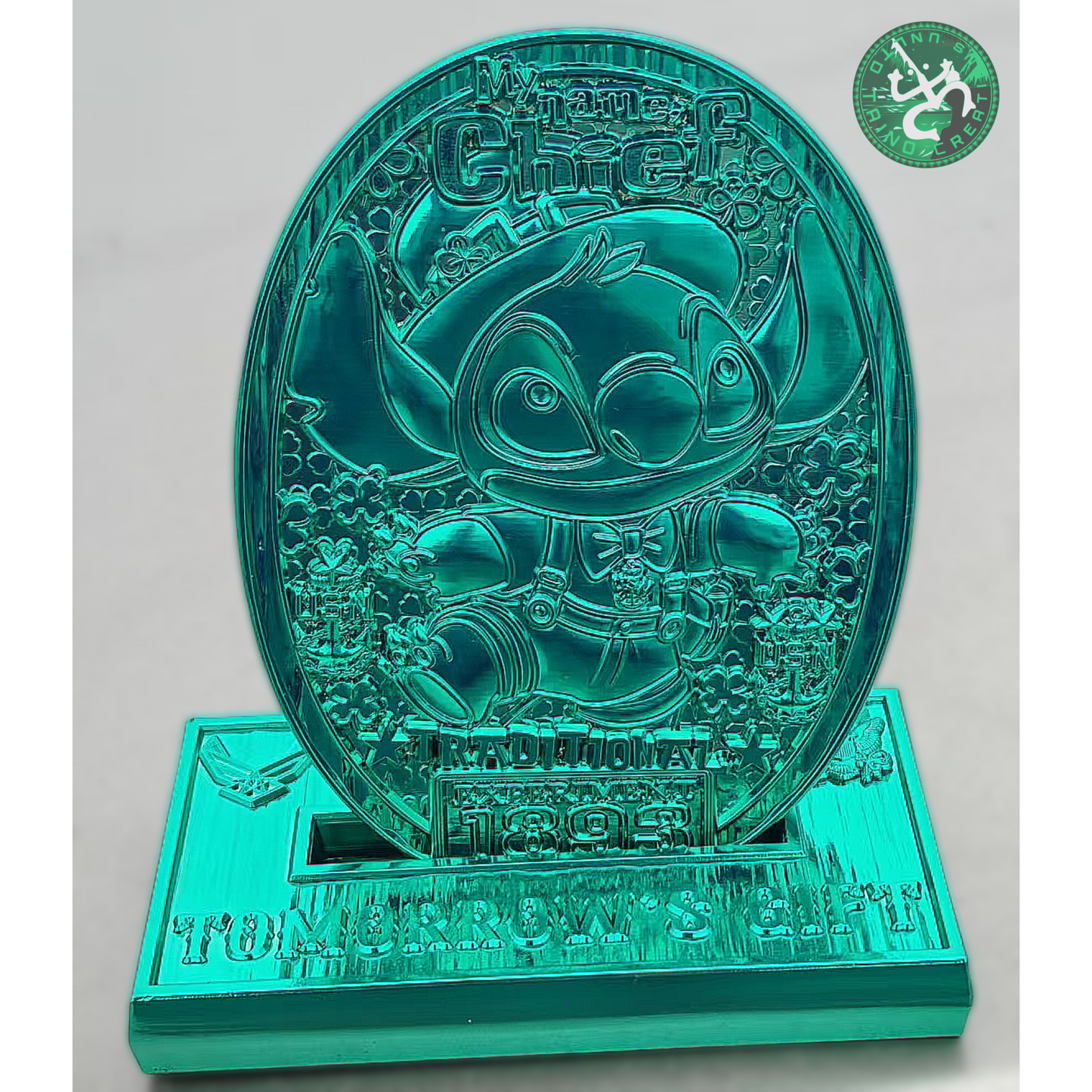 Stitch Emerald - Limited 1 Hour Release (Coin or with Stand Options)