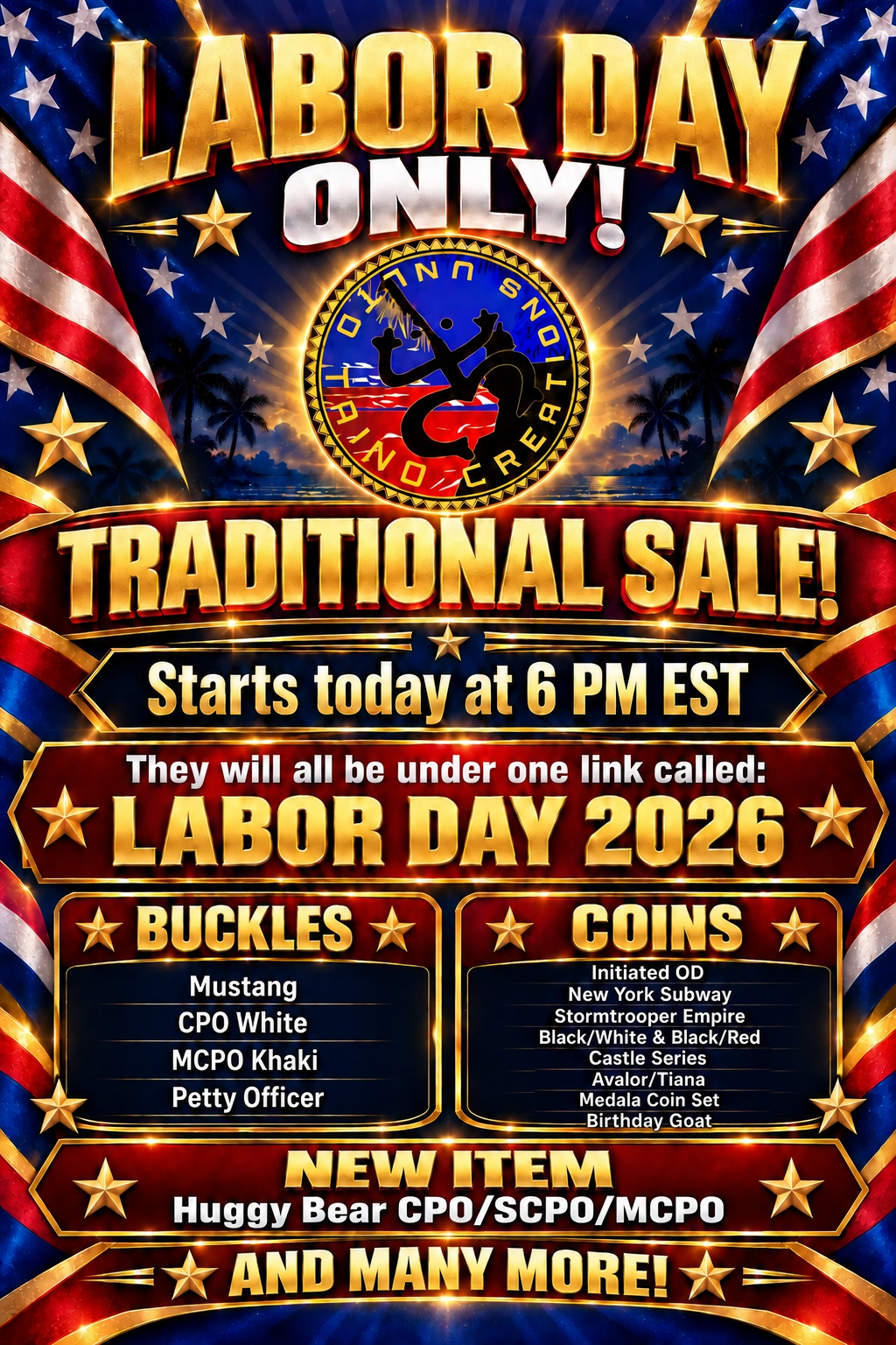 LABOR DAY SALE