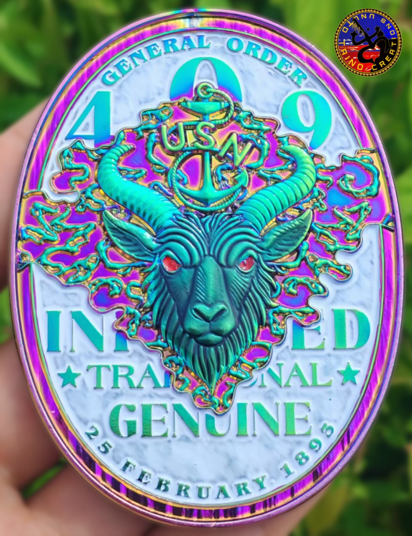 Day - White & OD General Order 409 Goat